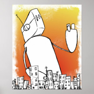 Póster Robot Overlord