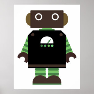 Póster Robot Print
