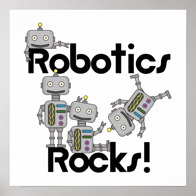 Póster Robotics Rocks (Frente)