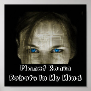 Póster Robots In My Mind