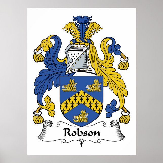 Póster Robson Family Crest (Frente)