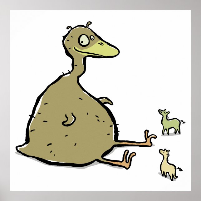 Póster Roc o pássaro (Frente)