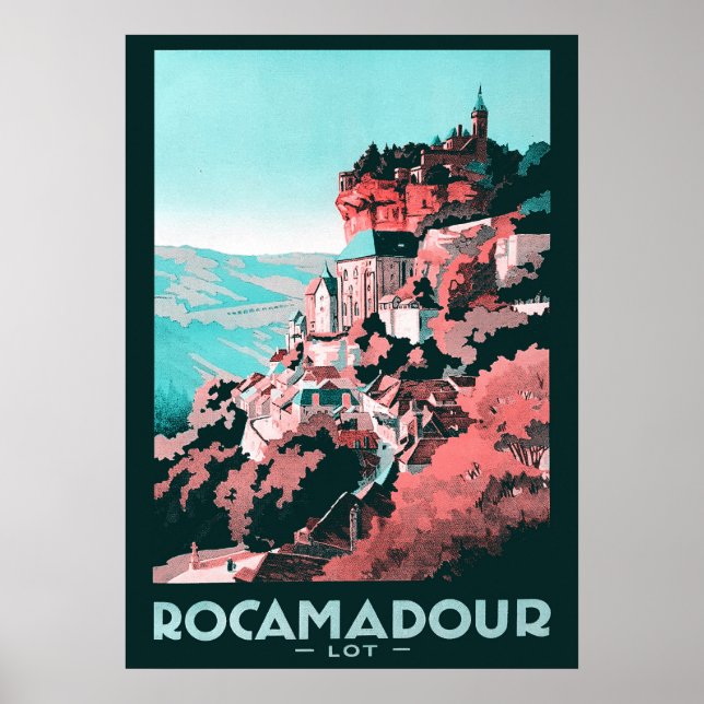 Poster Rocamadour - Vintage (Frente)