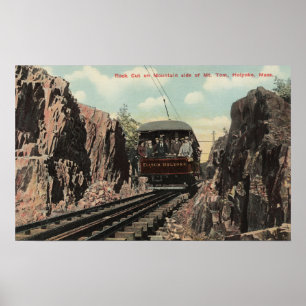 Póster Rocha cortada em Mt. Tom