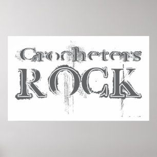 Poster Rocha de Crocheters