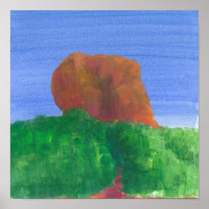 Póster Rocha de Sigiriya