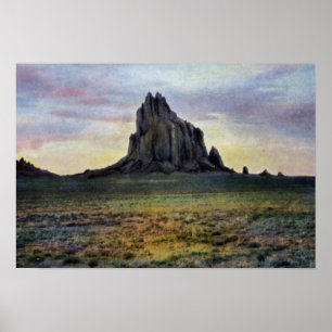 Póster Rocha do navio de Farmington New mexico