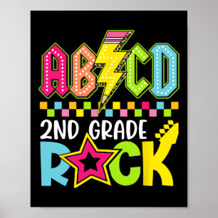 Poster Rocha do Relâmpago Engraçado de Volta às Aulas 2ª