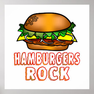 Póster Rocha dos Hamburger