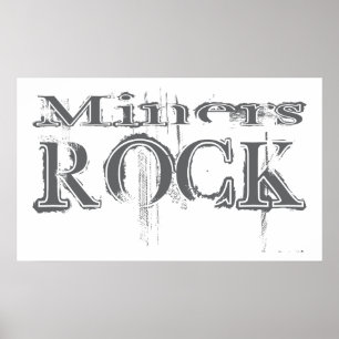 Póster Rocha dos mineiros