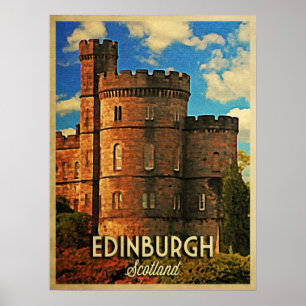 Poster Rocha Edimburgo do castelo