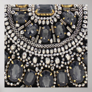 Poster rocha negra do Deco de Arte Negra