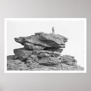 Póster Rocha Nome Alaska 1912 do batente