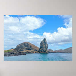 Poster Rocha Pinnacle, Ilha Bartolomé, Ilhas Galápagos