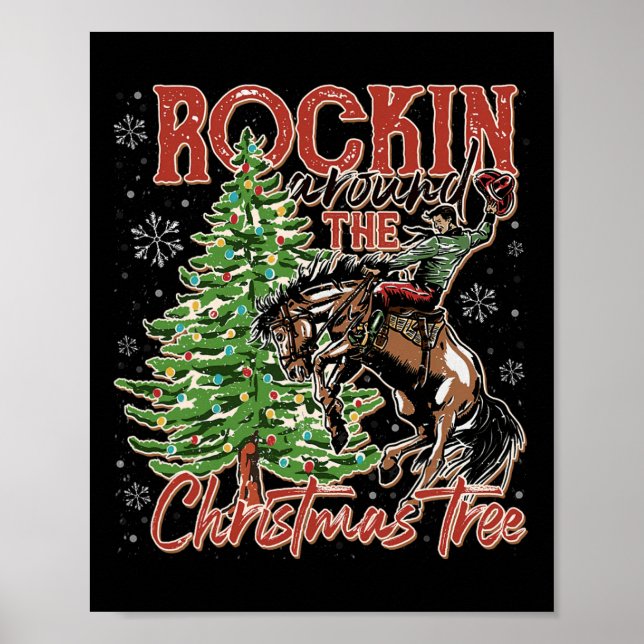 Poster Rochas À Volta Da Coluna De Natal Papais noeis De  (Frente)