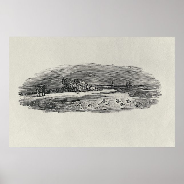 Poster Rochas com transporte costeiro (Frente)