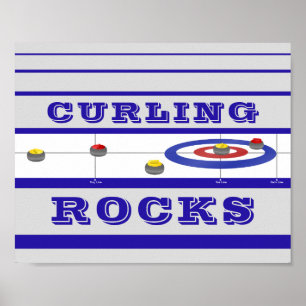 Poster Rochas Curling