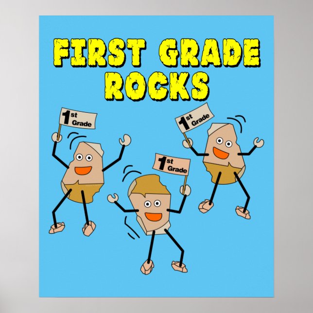 Poster Rochas do primeiro grau (Frente)