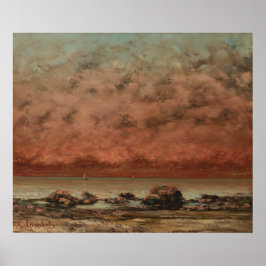 Poster Rochas Negras, Trouville - Gustave Courbet Belas A