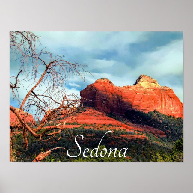 Poster Rochas Vermelhas Cênicas de Sedona Latte Mug (Frente)