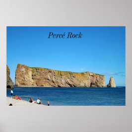 Póster Roche Percé no Golfo de São Lourenço