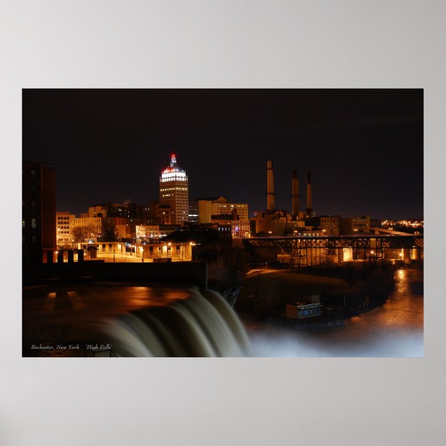 Póster Rochester 'High Falls' (Frente)