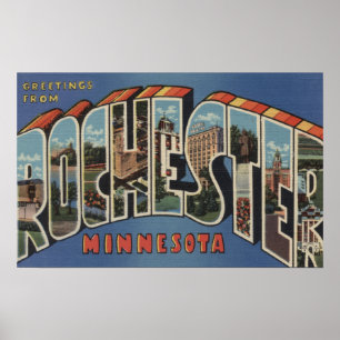 Póster Rochester, Minnesota - grandes cenas da letra