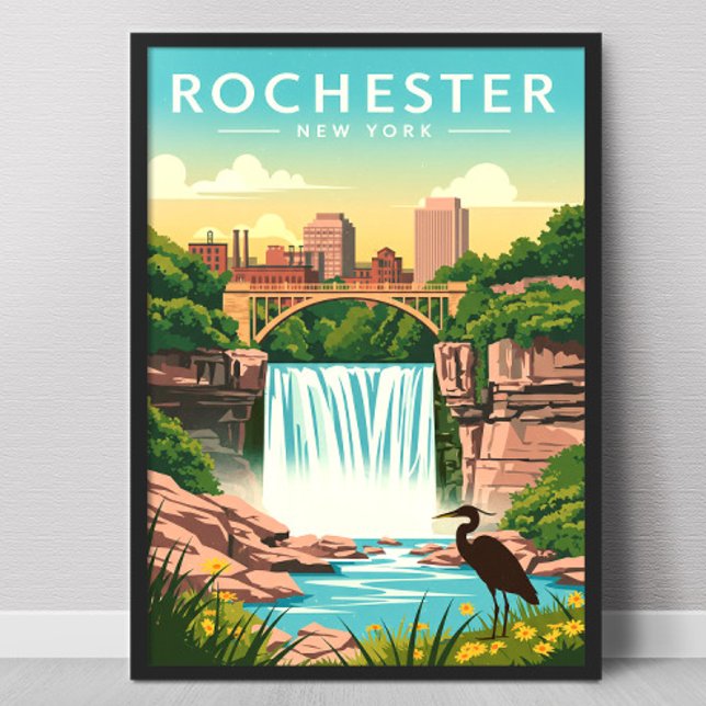 Poster Rochester Vintage Nova York (Criador carregado)