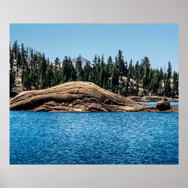 Poster Rochosa Ilha do Lago Meadow (Frente)