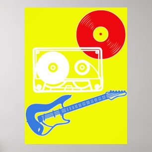 Póster Rock and roll