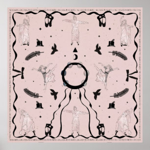 Poster Rock and Roll Ballerina II