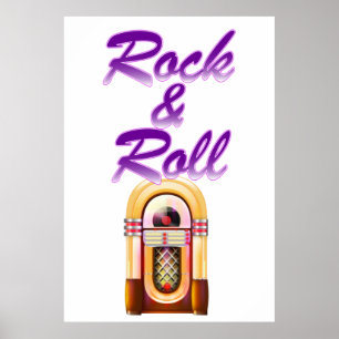 Poster Rock and Roll Jukebox
