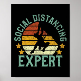 Poster Rock Climbing Social Distancing Tee Climber Gift B