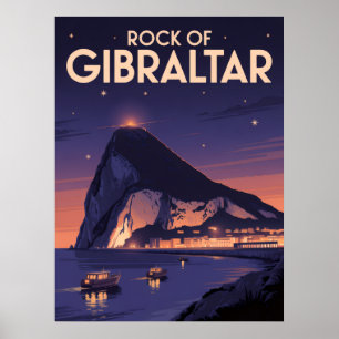 Poster Rock de Gibraltar