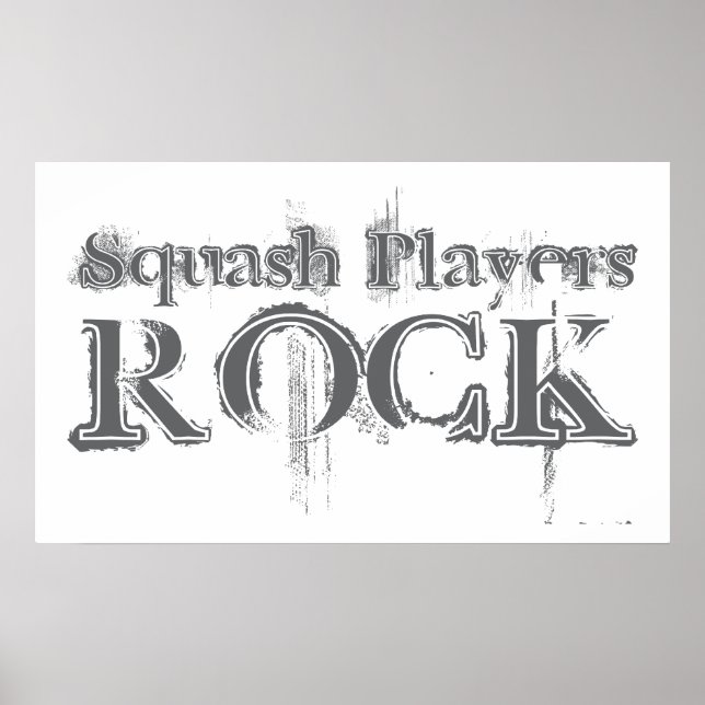 Póster Rock De Jogadores De Esquadrão (Frente)