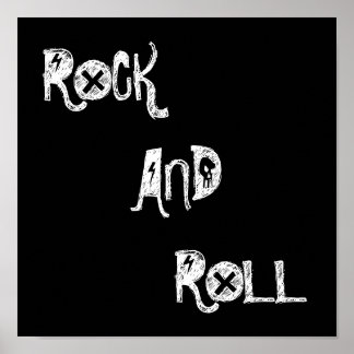 PÓSTER ROCK, E, ROLL