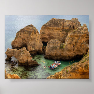 Poster Rock formations in Algarve