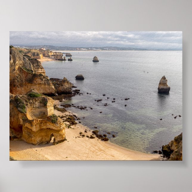 Poster Rock formations in Algarve (Frente)
