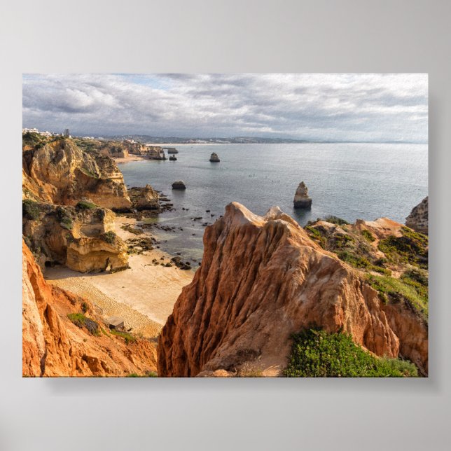 Poster Rock formations in Algarve (Frente)
