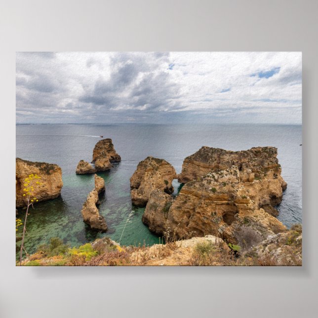 Poster Rock formations in Algarve (Frente)