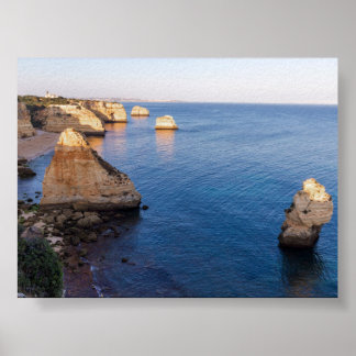 Poster Rock formations in Algarve