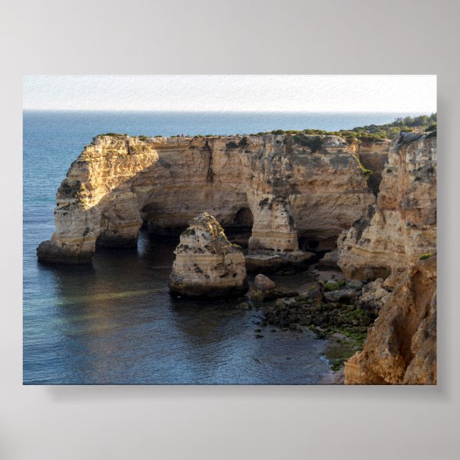 Poster Rock formations in Algarve (Frente)