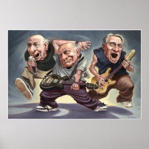 Poster Rock Jurássico