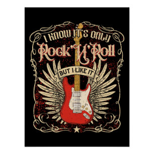 Póster Rock 'N' Roll Legacy: Asas de Som e Liberdade