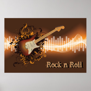 Poster Rock N Roll - Música
