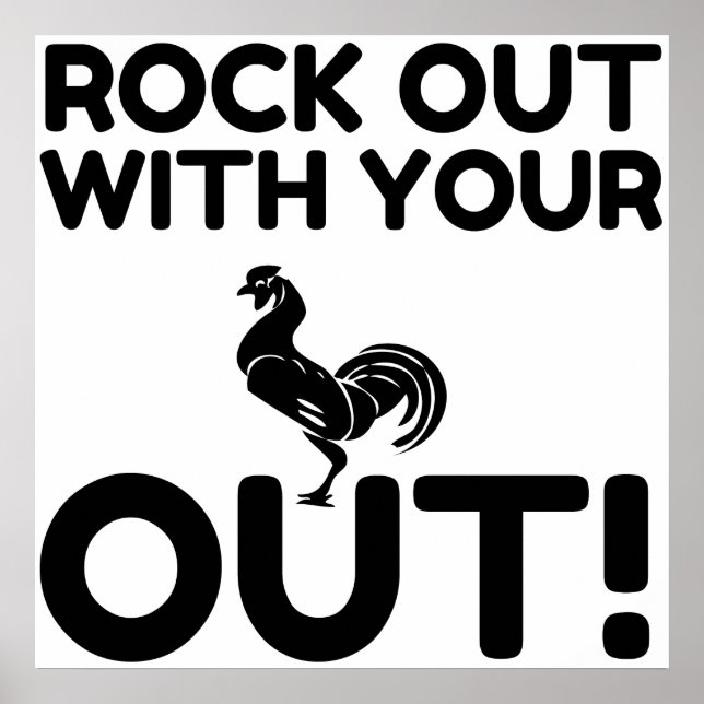 Poster Rock Out Rooster (Frente)