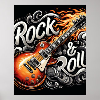 Poster Rock & Roll