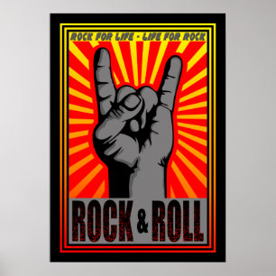 Póster Rock & Roll