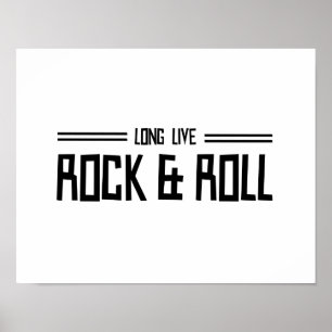 Póster Rock & Roll Vivo