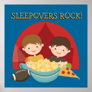Póster Rock Sleepovers